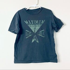 🎯3/$10 GAP Kids Maximum Decibels Electric Guitar Rockers Graphic Tee Small 6-7